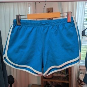 Blue Booty Shorts - American Apparel